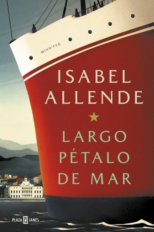 Portada de 'Largo pétalo de mar' de Isabel Allende Portada de 'Largo pétalo de mar' de Isabel Allende