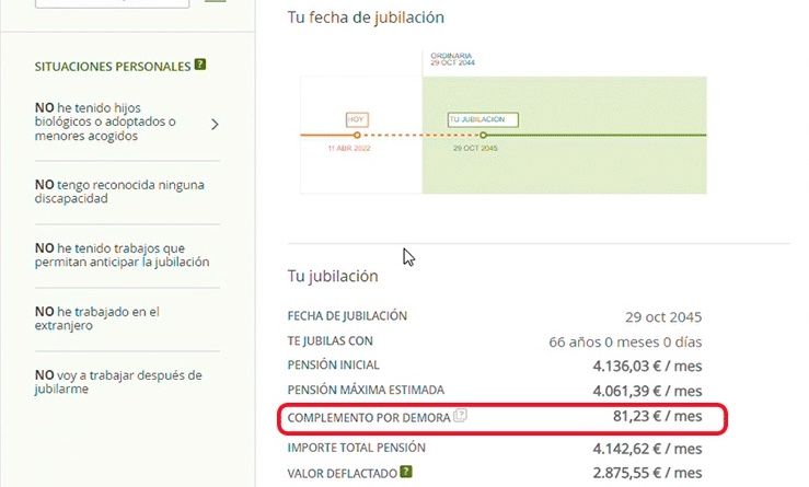 complemento demora jubilacion portal complemento demora jubilacion portal