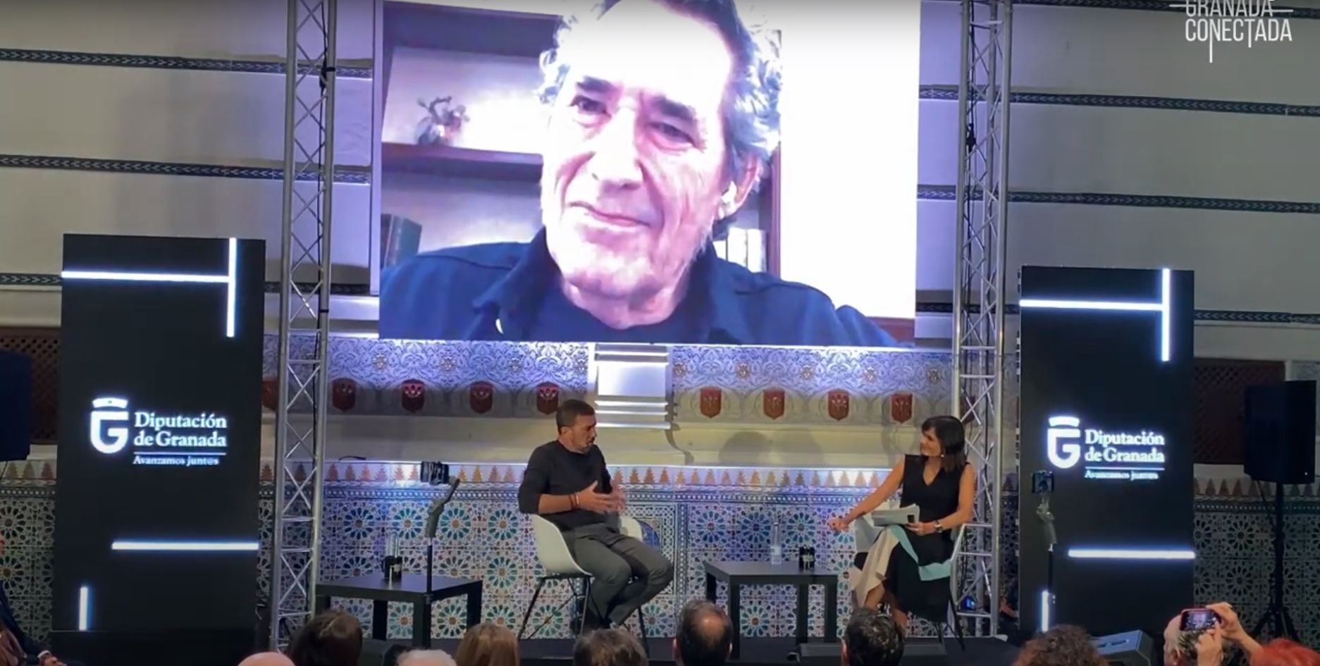 Antonio Banderas y Miguel Ríos reivindican la colaboración público-privada para impulsar la cultura