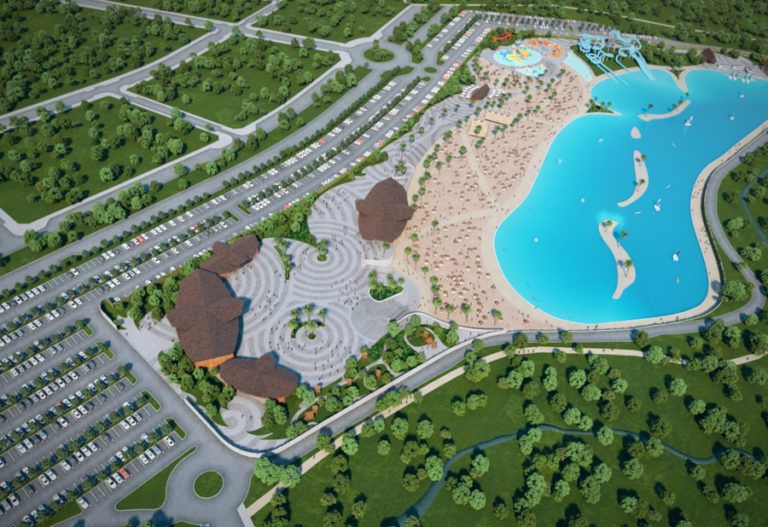 La playa artificial más grande de Europa estará a media hora de Madrid