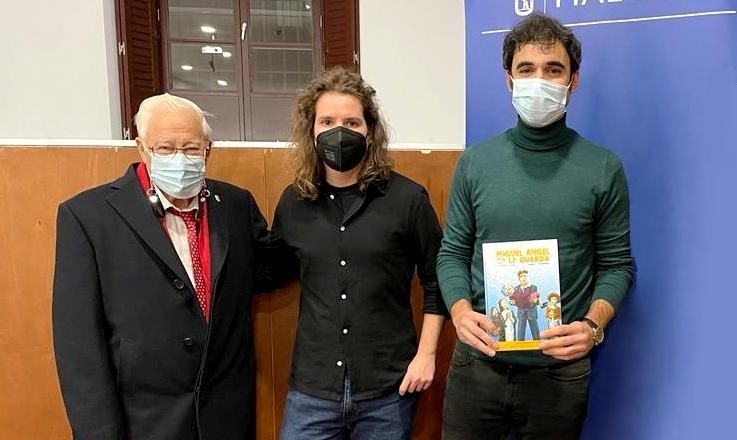 'Miguel Ángel de la Guarda', el cómic solidario que habla sobre la soledad no deseada de los mayores. Foto: Europa Press 'Miguel Ángel de la Guarda', el cómic solidario que habla sobre la soledad no deseada de los mayores. Foto: Europa Press