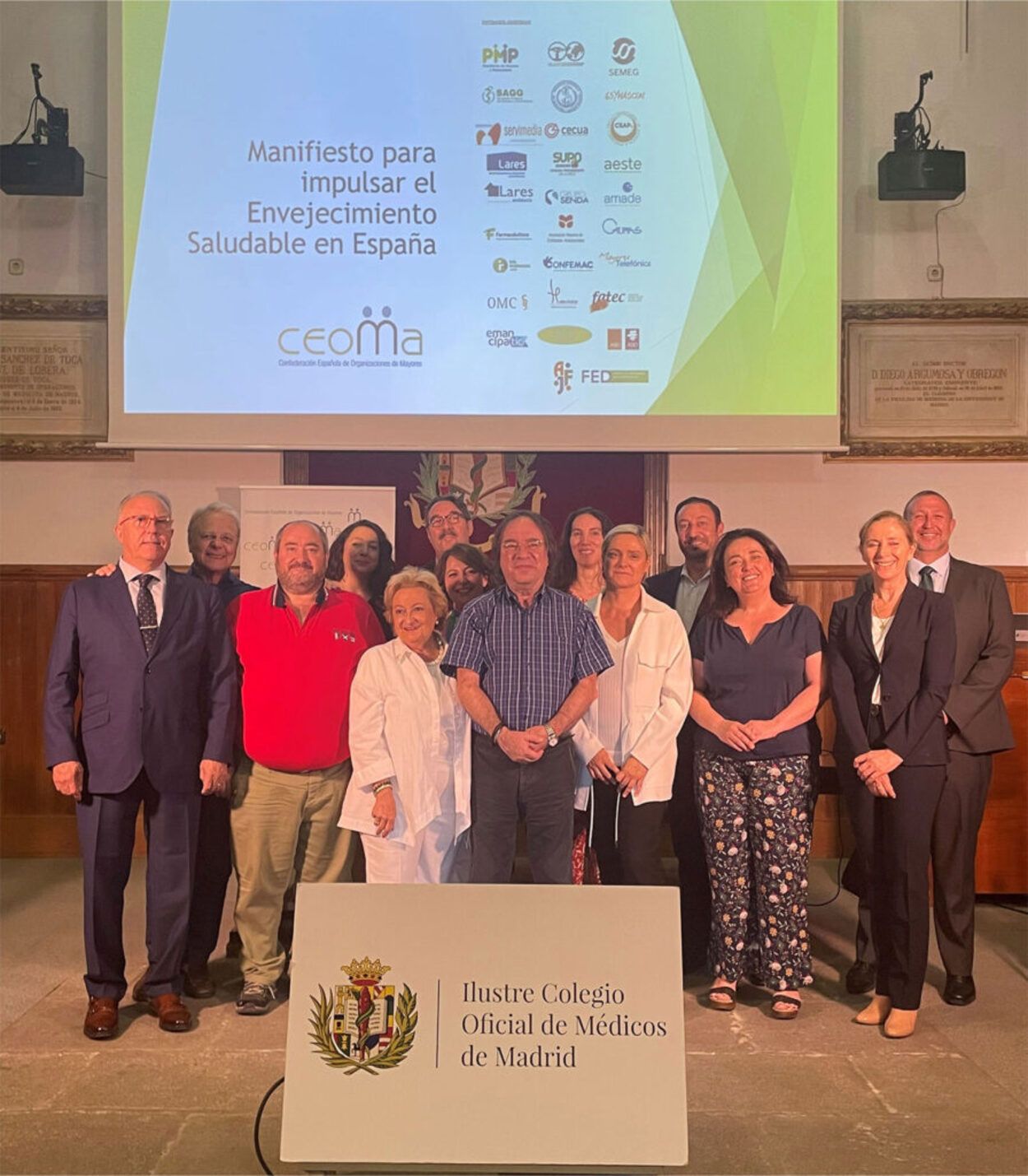 CEOMA y 30 instituciones firman un manifiesto para impulsar el envejecimiento saludable en España