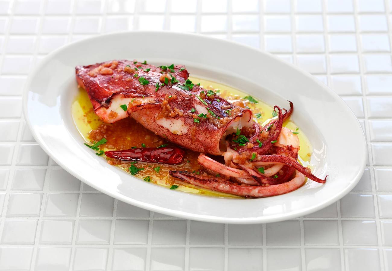 Calamar de potera al aceite típico de Almería. Foto: Bigstock