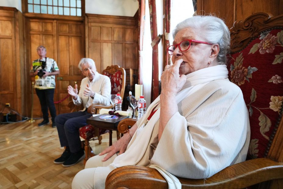 Los actores José Sacristán y Lola Herrera Los actores José Sacristán y Lola Herrera