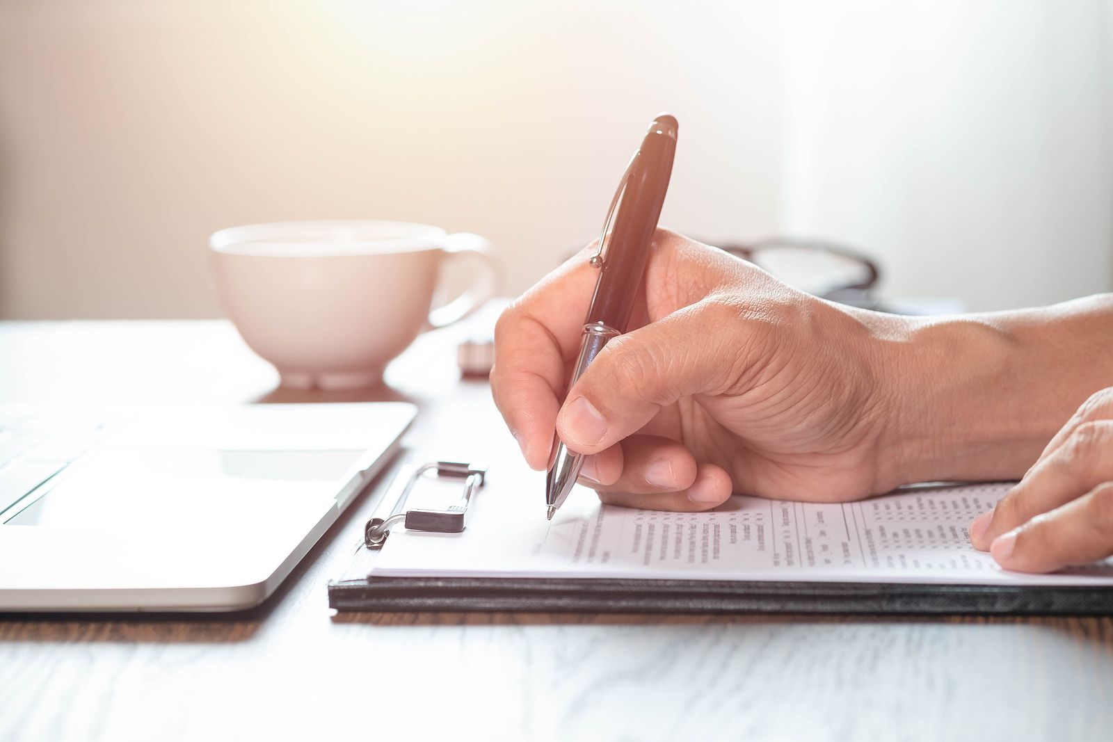 bigstock Close up Of Hand Using Writing 440942192