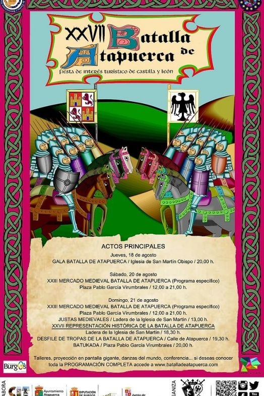 cartel batalla de atapuerca cartel batalla de atapuerca