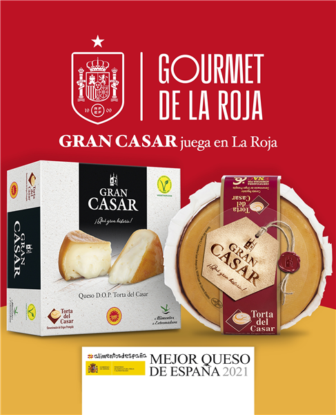El proyecto gastronómico de la selección española de fútbol selecciona a la Torta del Casar