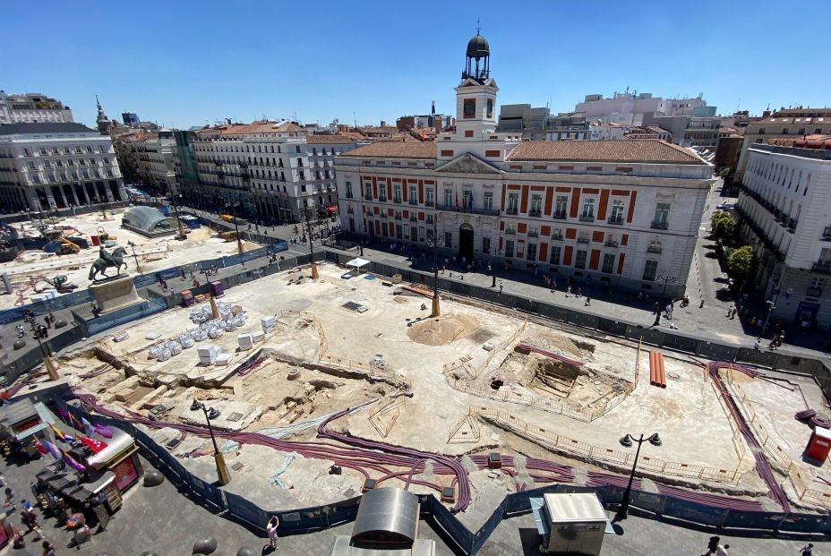 EuropaPress 4548383 vista general obras puerta sol madrid julio 2022 madrid espana obras puerta