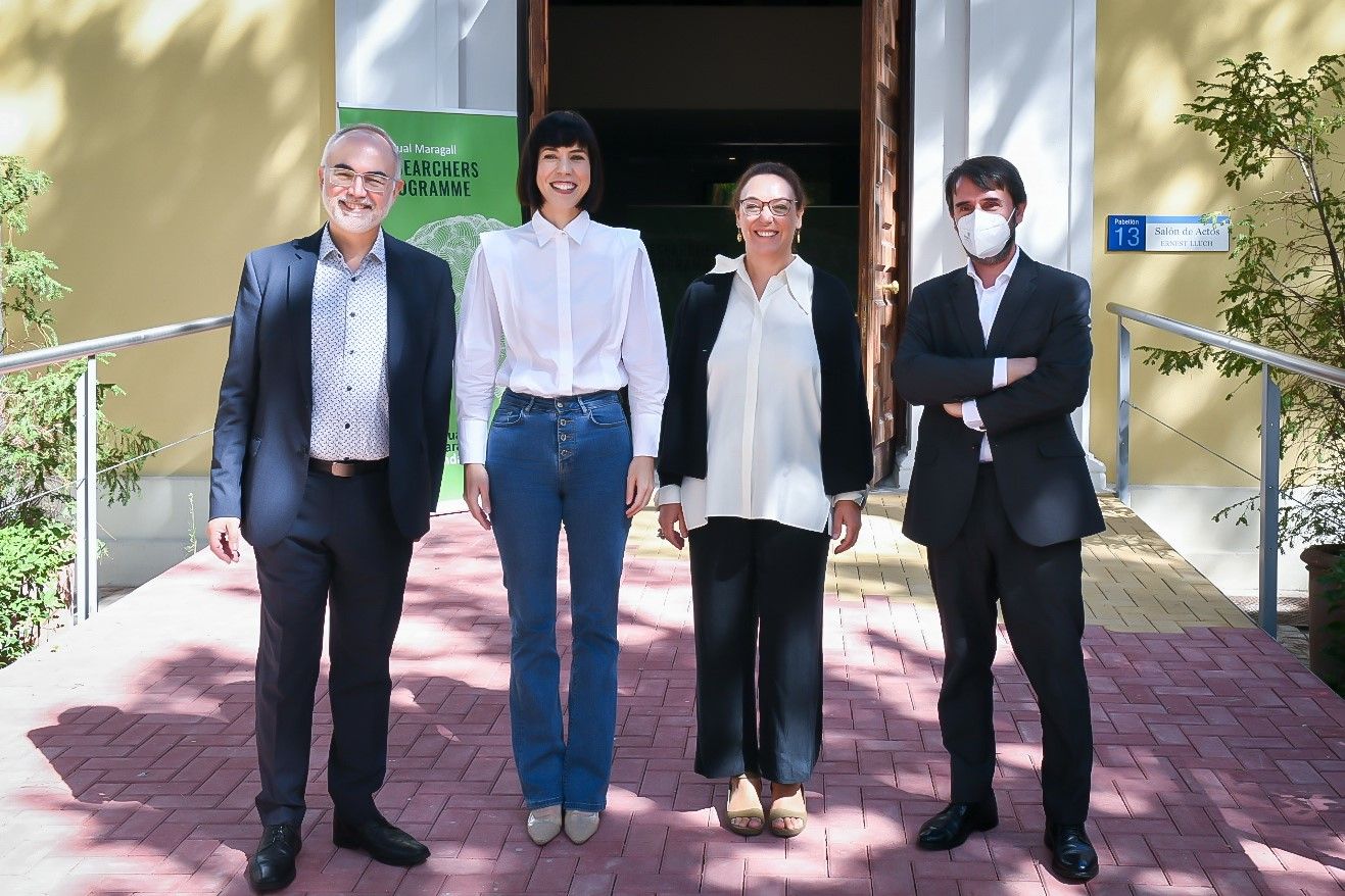 Presentación PMRP Arcadi Navarro, Excma. Diana Morant, Cristina Maragall y Cristóbal Belda