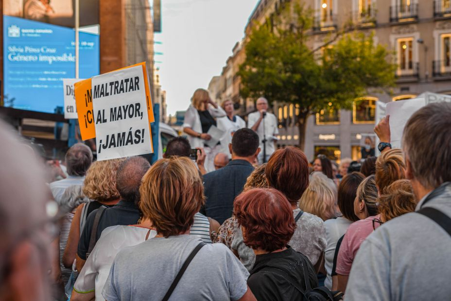 Manifestación residencias 17 de septiembre Madrid