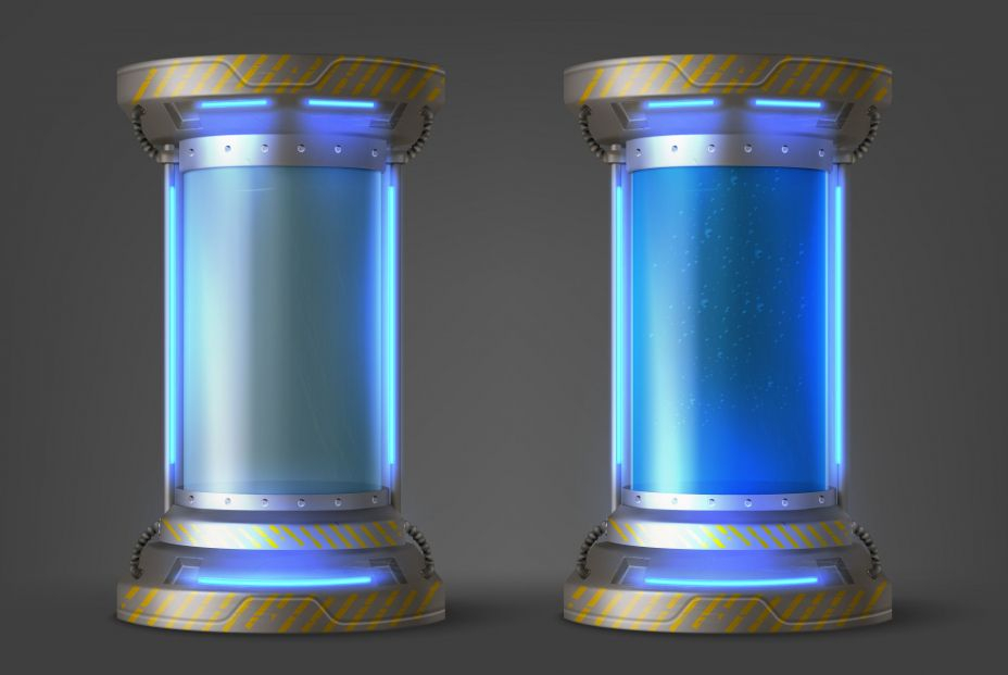 bigstock Cryonics Capsules Empty And F 425283065 bigstock Cryonics Capsules Empty And F 425283065