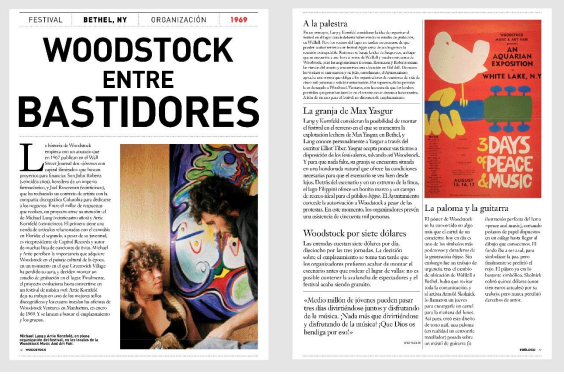 Woodstock entre bastidores