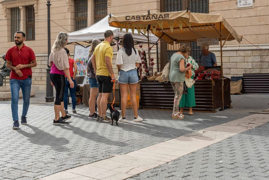 Puesto castañas Puesto castañas