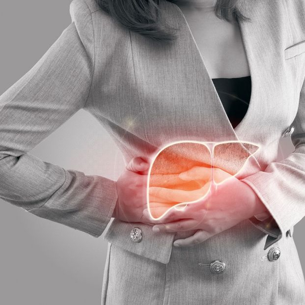 bigstock Illustration Of Liver On Woman 422452733 bigstock Illustration Of Liver On Woman 422452733