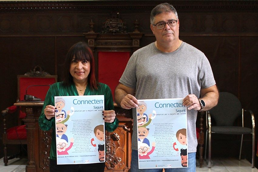 Sagunto lanza un proyecto intergeneracional para combatir la soledad de los mayores. Foto: Ayuntamiento de Sagunto Sagunto lanza un proyecto intergeneracional para combatir la soledad de los mayores. Foto: Ayuntamiento de Sagunto