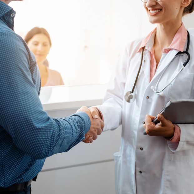 bigstock Doctor and patient shaking han 427894736 bigstock Doctor and patient shaking han 427894736