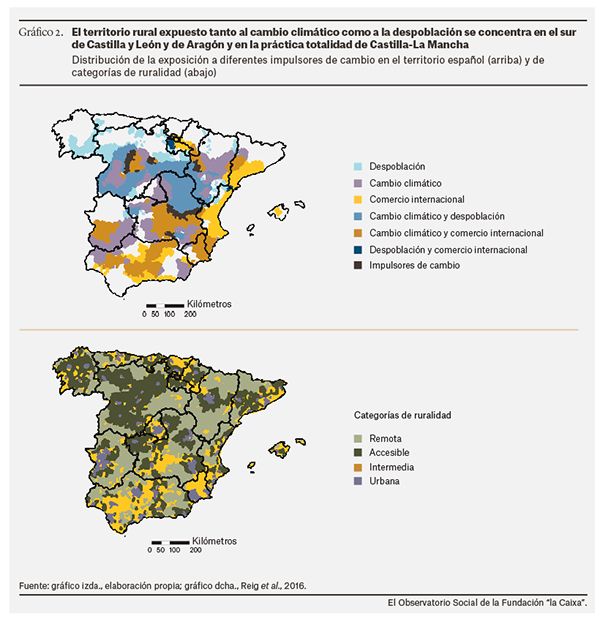 La España desertificada: el 17,5% del territorio rural sufre a la vez despoblación y aridez
