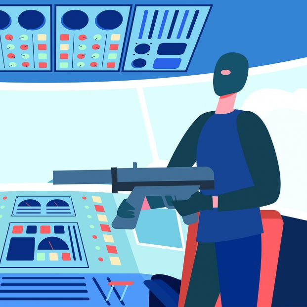 bigstock Terrorist Hijacking Aircraft A 417872890