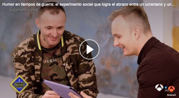 'El Hormiguero' une a un ucraniano y a un ruso para hablar de humor en tiempos de guerra