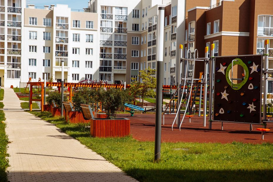 bigstock Empty A New Modern Playground455573751