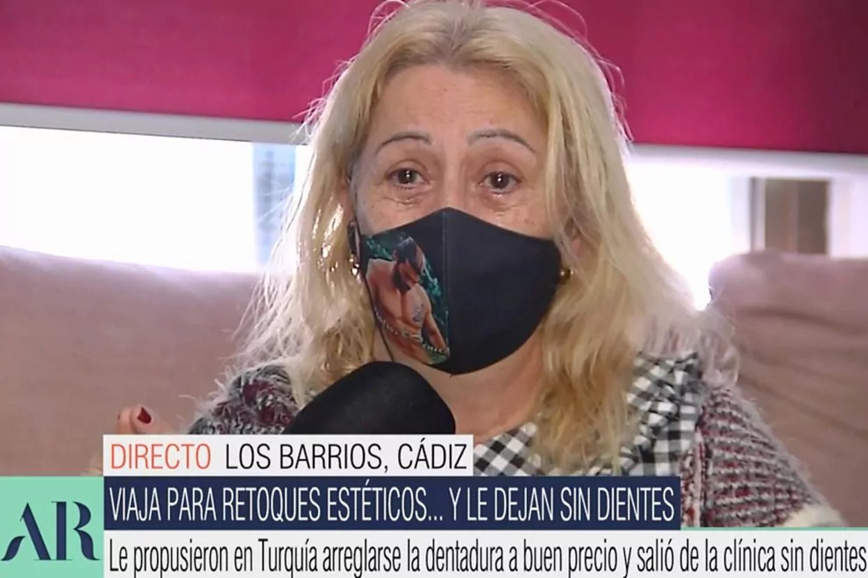 Maribel viajó a Turquía a operarse el pecho y volvió sin dientes: "Lo barato sale caro"