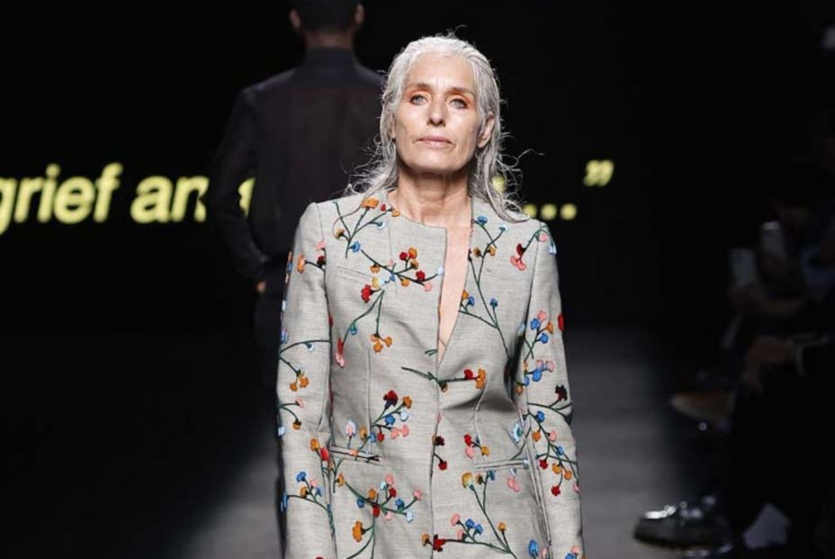 La modelo sénior que pisa con fuerza la pasarela de la Madrid Fashion Week. Foto: Madrid Fashion Week La modelo sénior que pisa con fuerza la pasarela de la Madrid Fashion Week. Foto: Madrid Fashion Week
