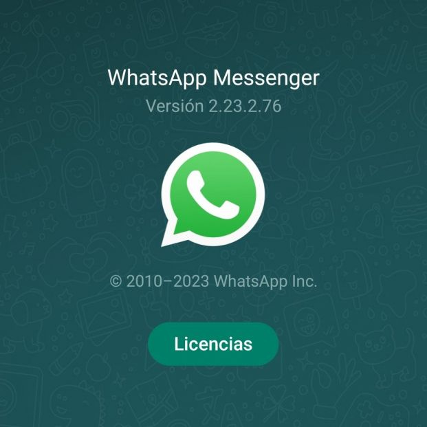 Versión de WhatsApp Versión de WhatsApp