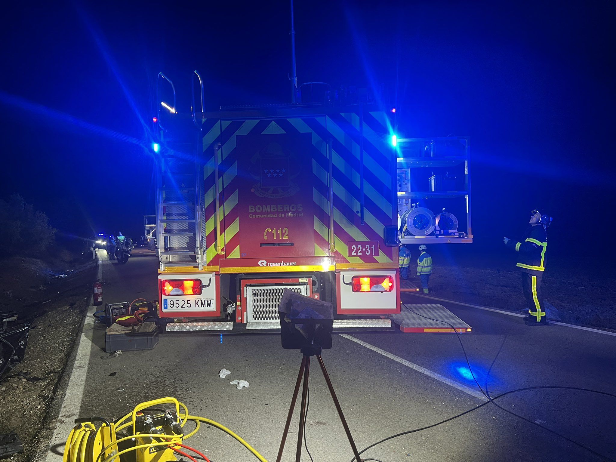 Accidente mortal en Camarma de Esturuelas (Madrid)