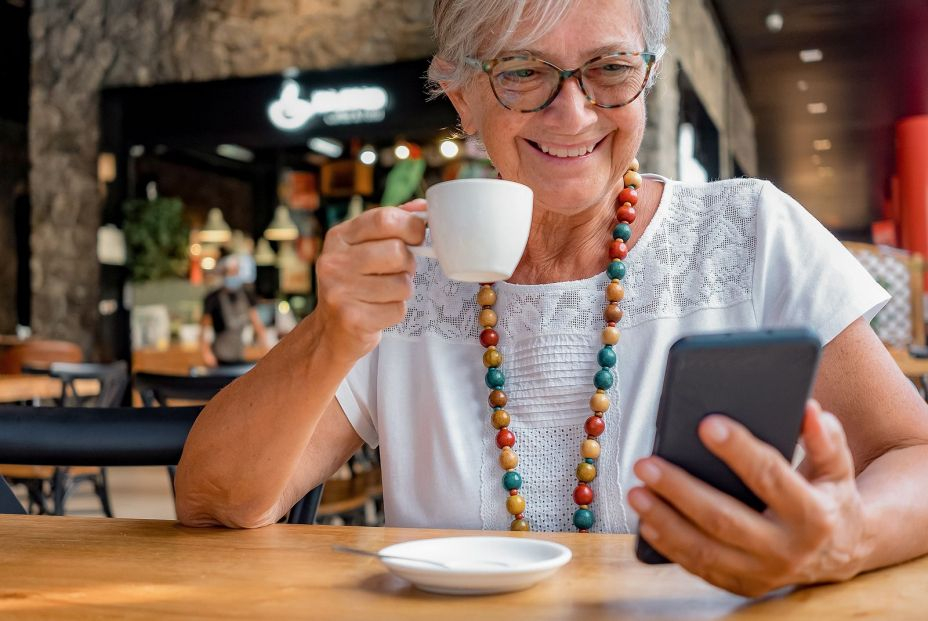 bigstock Smiling Senior Woman Relaxing465838927