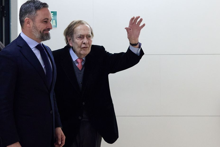 Ramón Tamames, tras filtrase su discurso en la moción de censura: "Es una versión anticuada" Ramón Tamames, tras filtrase su discurso en la moción de censura: "Es una versión anticuada"