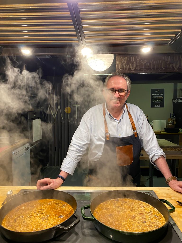 El menú infalible de Rafuel para el Día del Padre: meloso de gambas y, de postre, crema de San José
