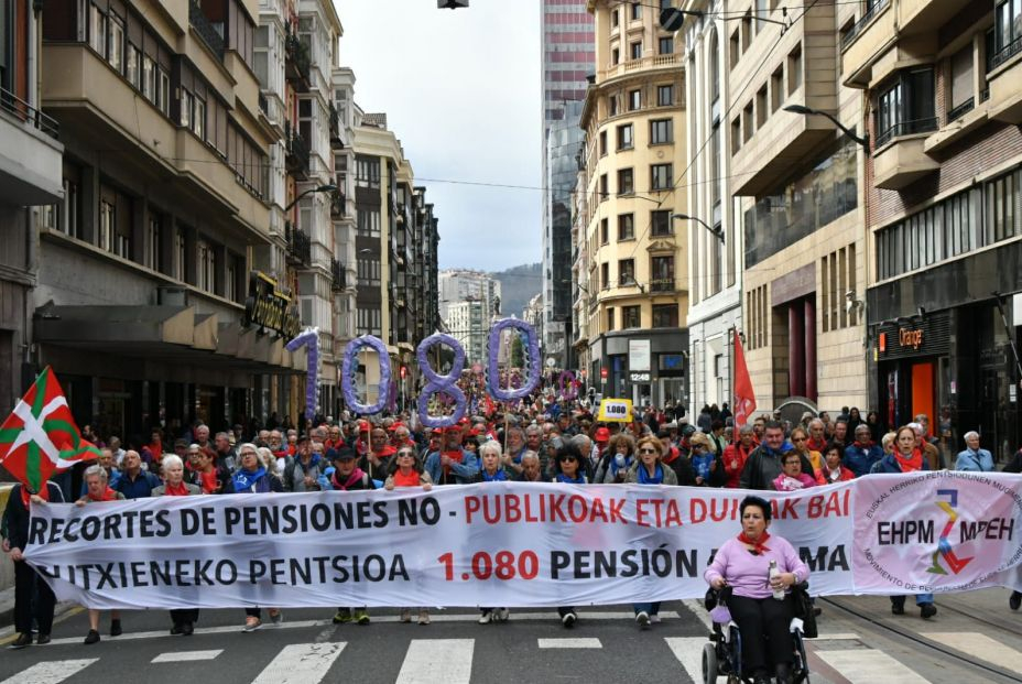 marcha pensionista bilbao 1080 euros marcha pensionista bilbao 1080 euros