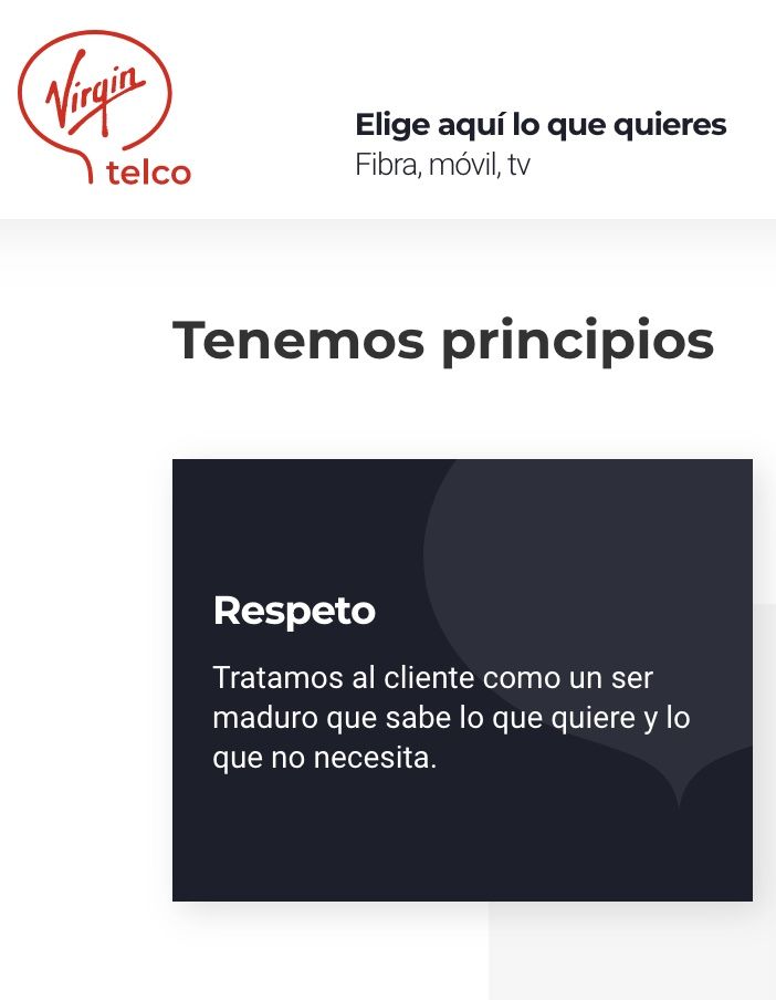 virgin telco valores