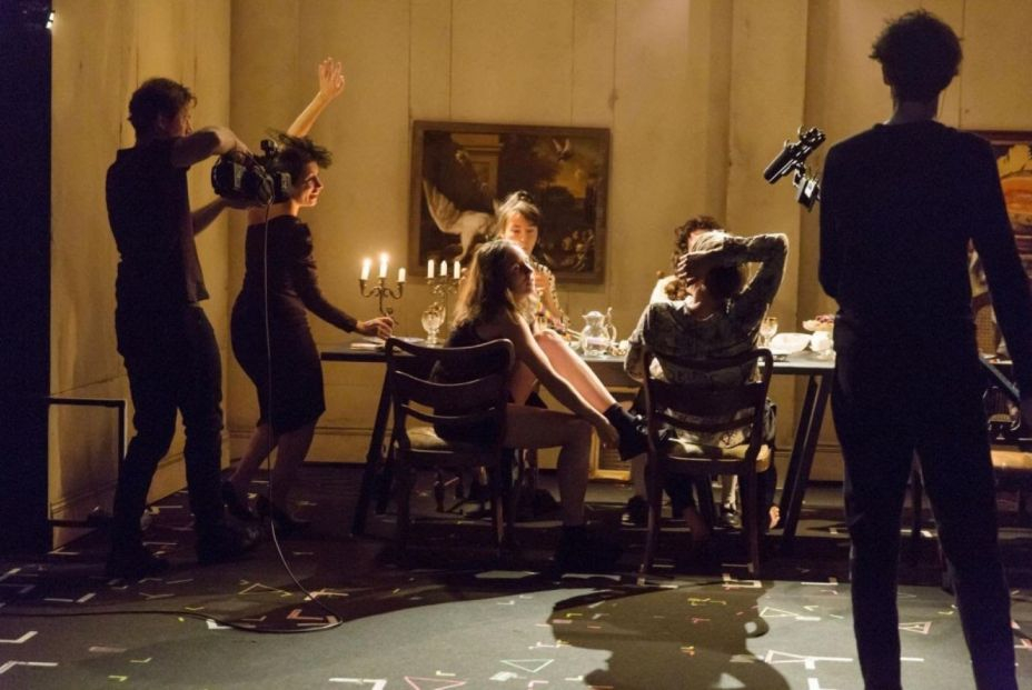 Representación con cámaras del 'Orlando' de Woolf Representación con cámaras del 'Orlando' de Woolf