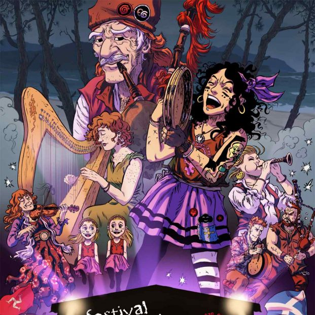 Cartel del Festival de Ortigueira 2019 Cartel del Festival de Ortigueira 2019