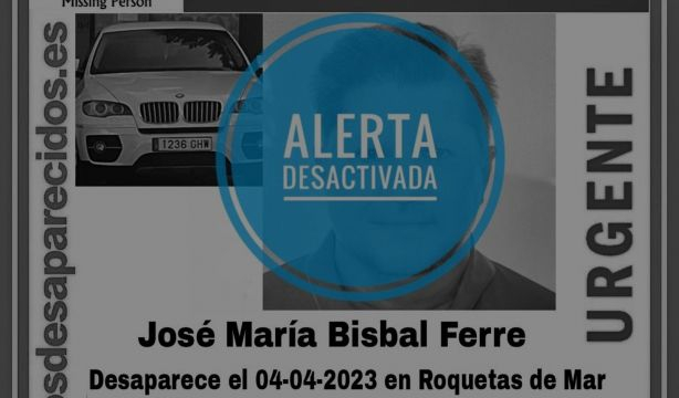 Encuentran con vida al hermano de David Bisbal en Roquetas de Mar (Almería)