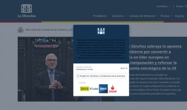 Cuidado si recibes este SMS de La Moncloa: prometen reembolsar impuestos pero es una estafa