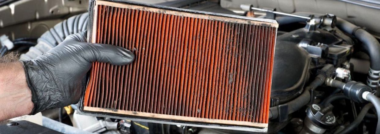 Filtro de aire sucio