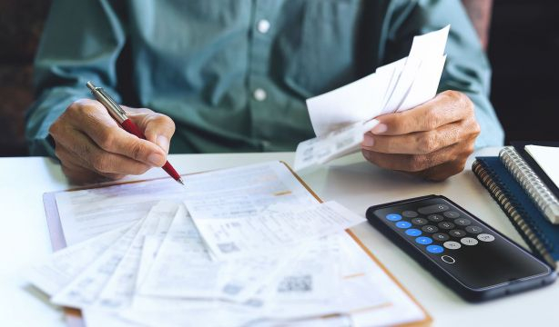 bigstock Stressed Asian Man Using Smart 467352199