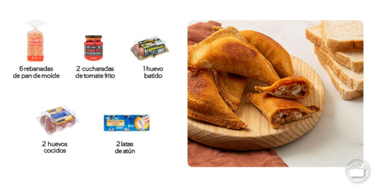 Empanadillas pan molde Empanadillas pan molde