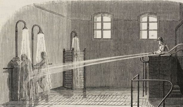  Ilustración de hospital psiquiátrico