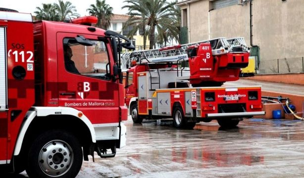 Un incendio en una residencia de Mallorca deja ocho heridos