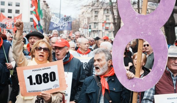 Pensionistas vascos marcharán el lunes 22 de mayo a pie, desde Bilbao y Bergara hasta Vitoria, por la pensión mínima