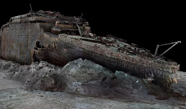 El primer escaneado en 3D del Titanic muestra restos inéditos del naufragio