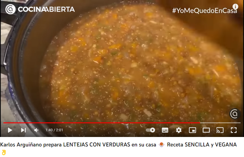 Karlos Arguiñano prepara LENTEJAS CON VERDURAS en su casa 🍲 Receta SENCILLA y VEGANA 👌 Karlos Arguiñano prepara LENTEJAS CON VERDURAS en su casa 🍲 Receta SENCILLA y VEGANA 👌