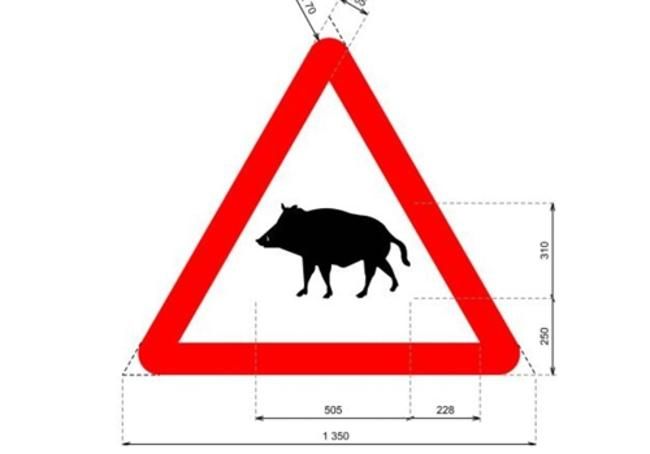 Señal jabalí Señal jabalí