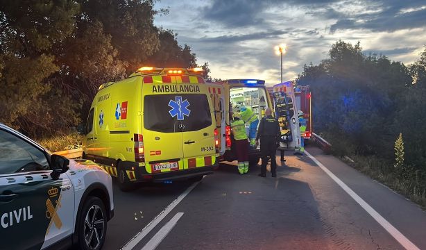 La historia detrás del accidente de tráfico de Collado Villalba en el que han muerto cuatro jóvenes Foto: Europa Press