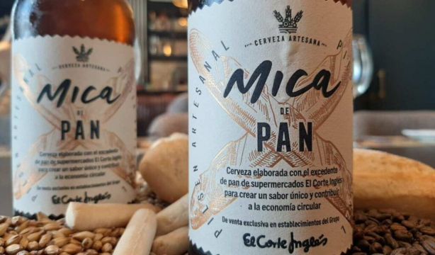 El Corte Inglés lanza una cerveza hecha con el pan que sobra en sus supermercados