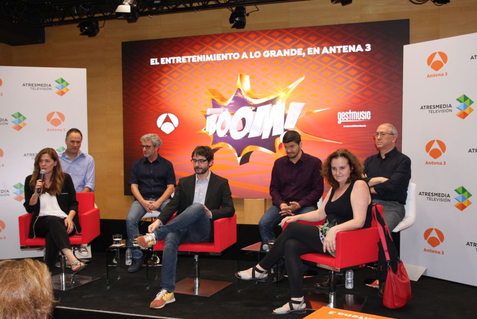 Rueda de prensa de Los Lobos de ¡Boom! en Antena 3 Rueda de prensa de Los Lobos de ¡Boom! en Antena 3