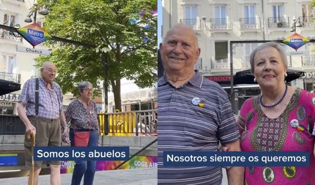 Los abuelos tienen un mensaje para sus nietos por el Orgullo: "Os queremos tal y como sois"